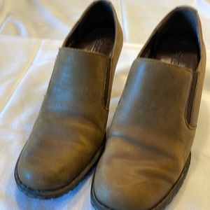 Born Leather Ankle Booties